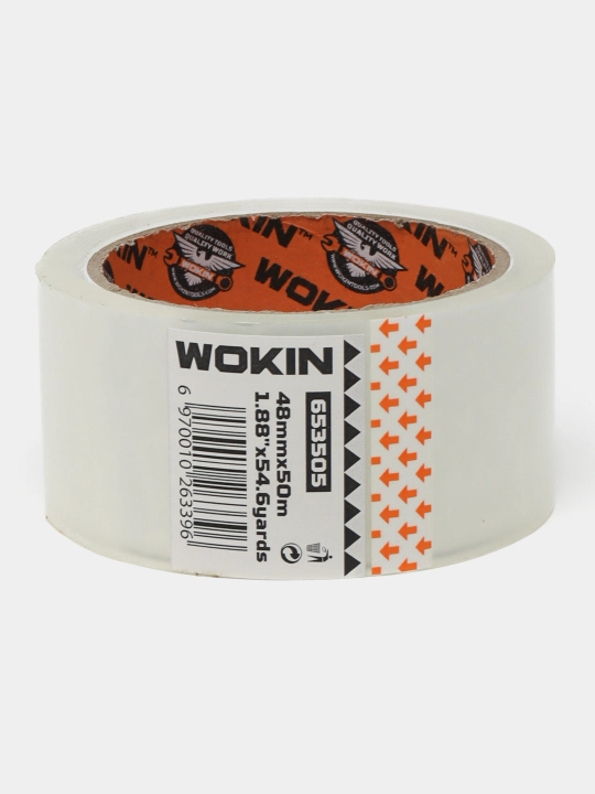 Скотч прозрачный гелевый WOKIN, 4.8 см * 50 м  - 