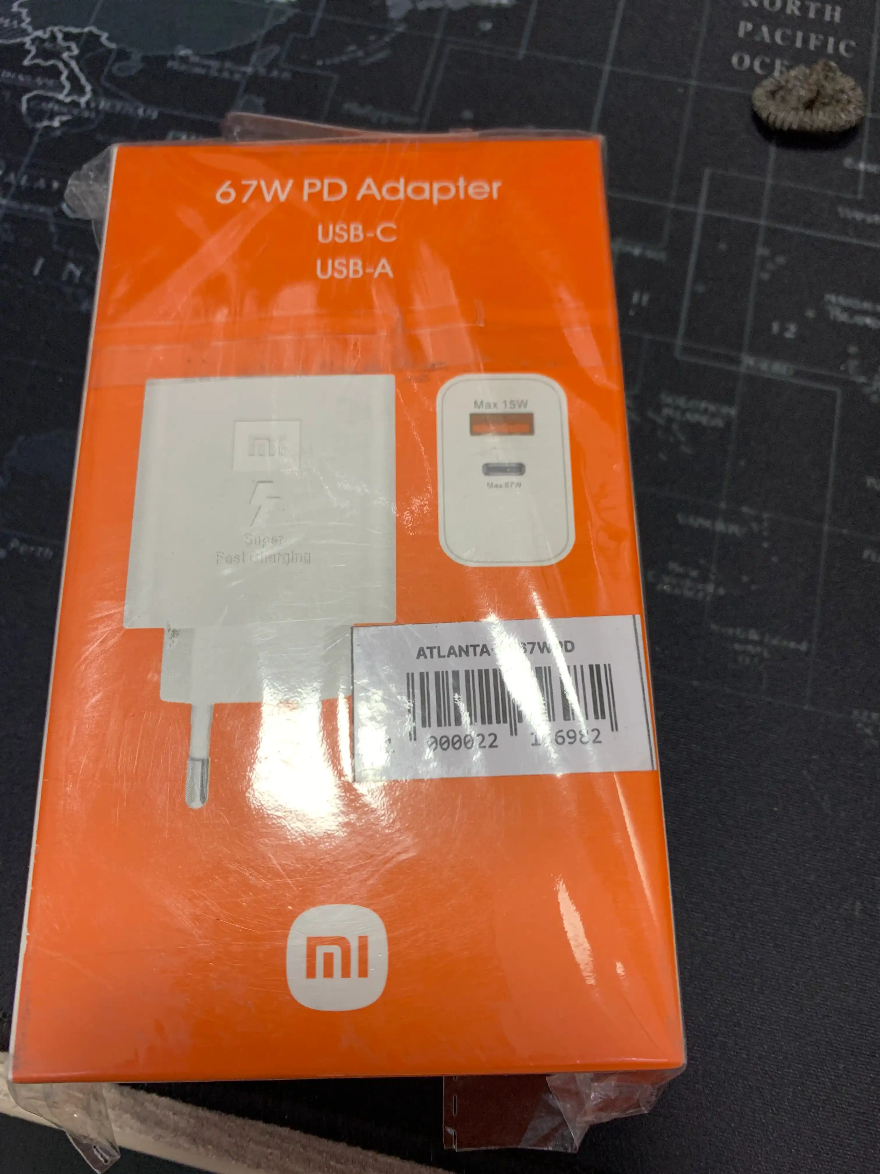 Быстрая зарядка Mi 67W с USB-C на USB-A, 67 Вт, PD