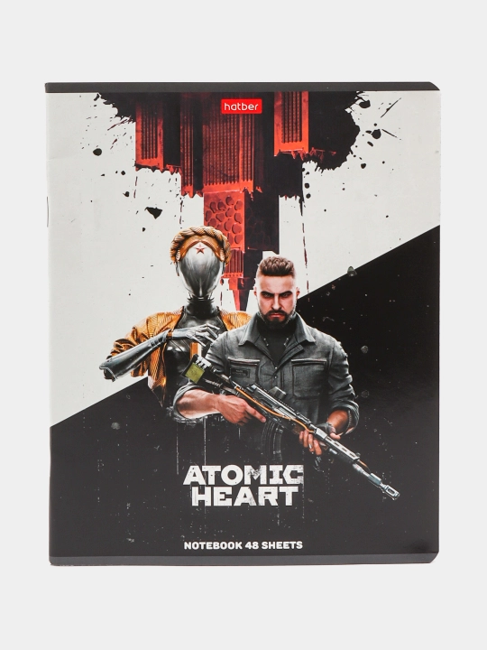 Тетрадь 48 листов, А5, клетка, серия Atomic Heart 1, 48Т5В1-30680 q0000048015