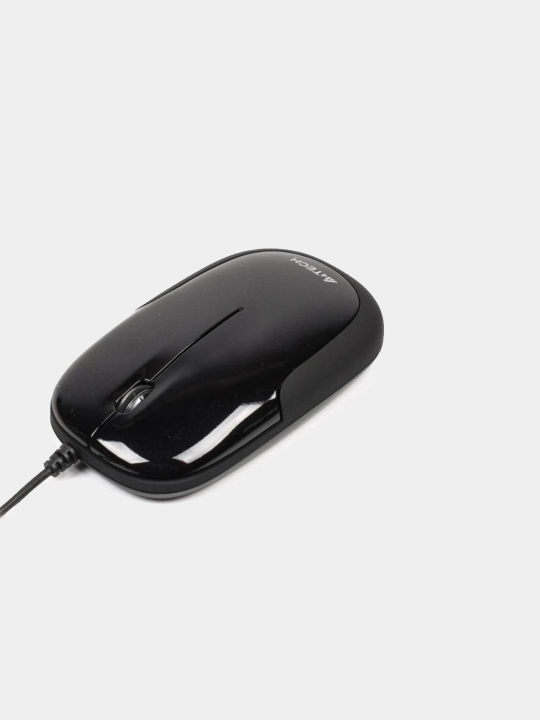 Мышь проводная, лазерная, компактная A4Tech N-110 USB - 