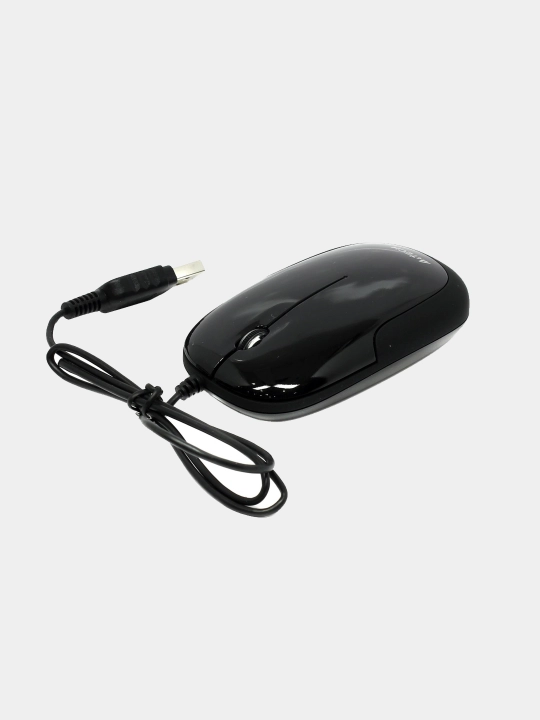 Мышь проводная, лазерная, компактная A4Tech N-110 USB