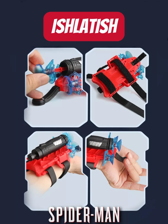 O'rgimchak odam blasteri: o'q otuvchi qo'lqop - Bolalar uchun Spider Man o'yinchog'i