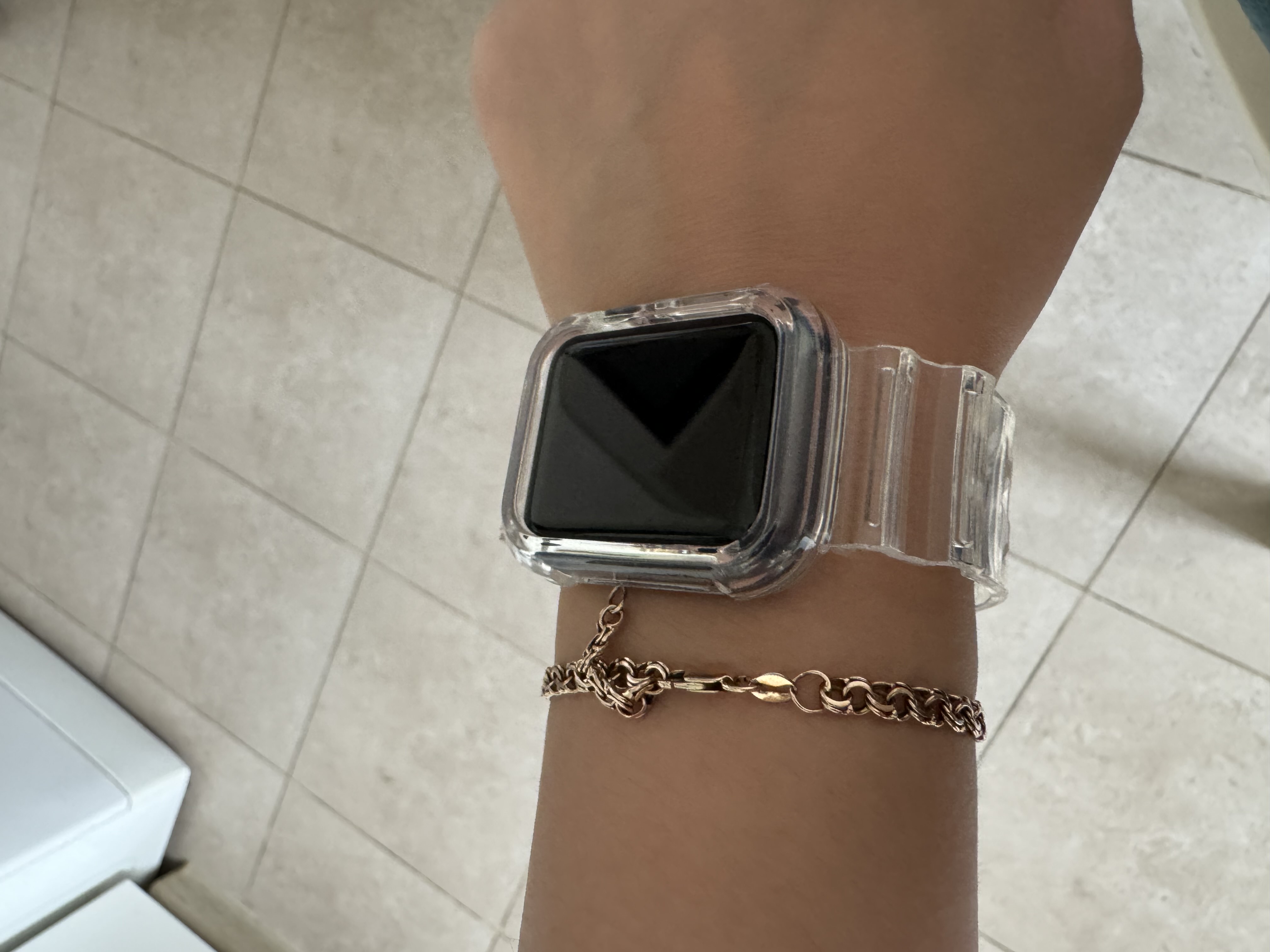 Ремешок для Apple Watch, браслет силиконовый, прозрачный, 38 / 40 / 41 / 42 / 44 45 49 мм
