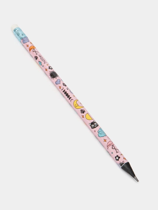 Hatber qora grafitli qalamlar toplami, dumaloq korpus, 6 dona, "HB" BLs-082774 q0000050174