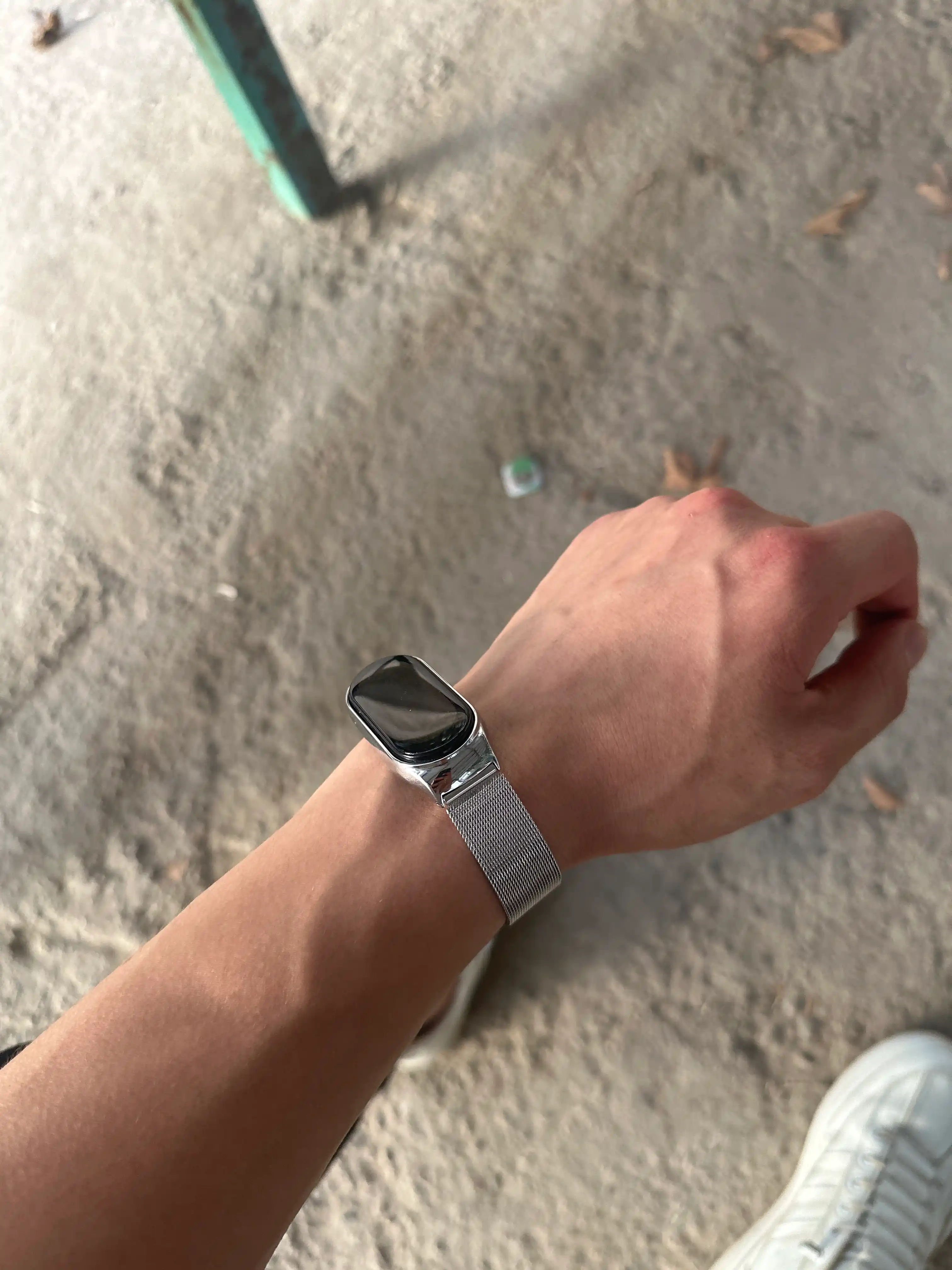 Ремешок для Xiaomi Mi Band 3/4/5/6/7/8, металлический, миланская петля