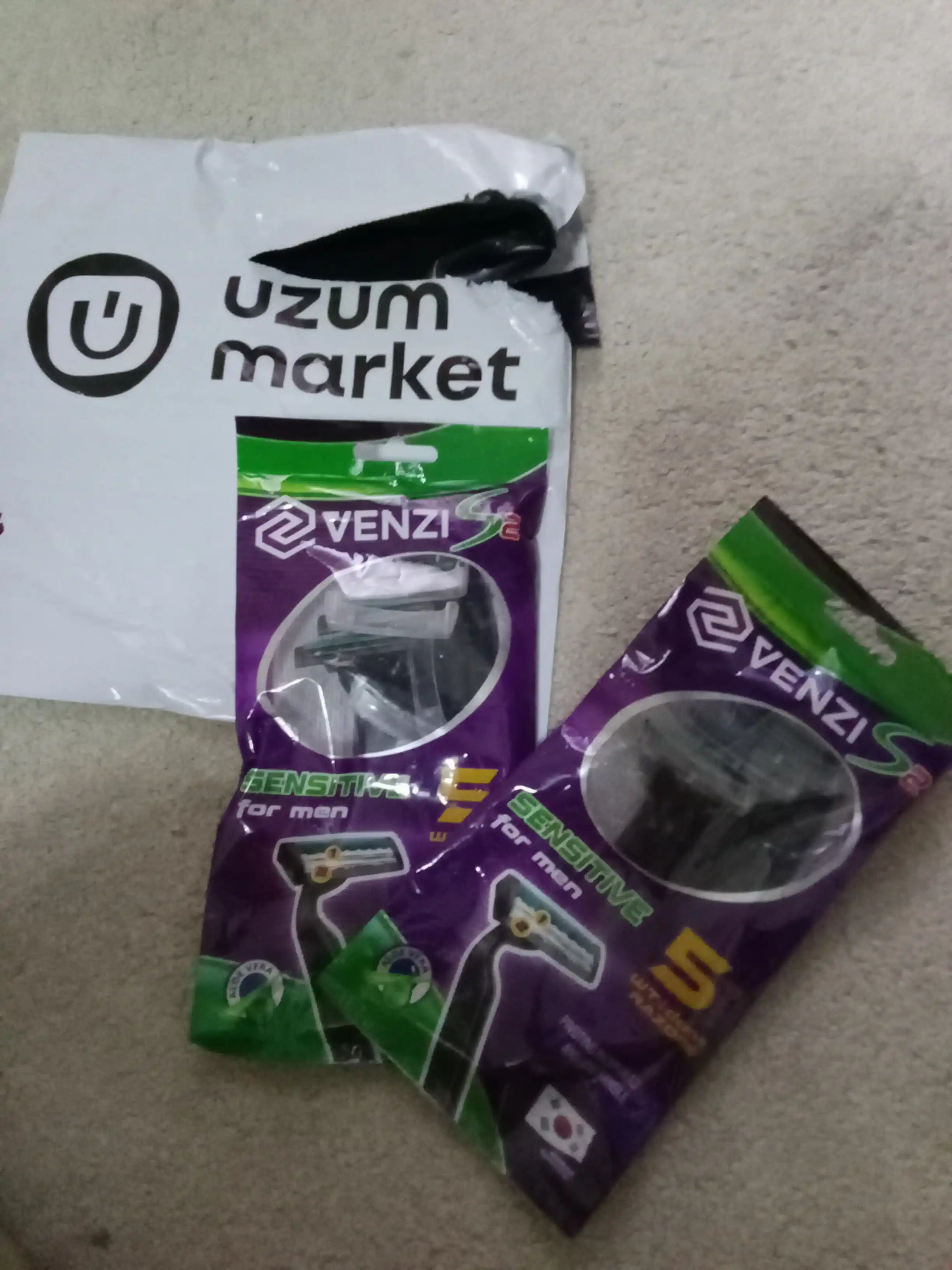 Ustara bir martalik VENZI S2, 5 dona