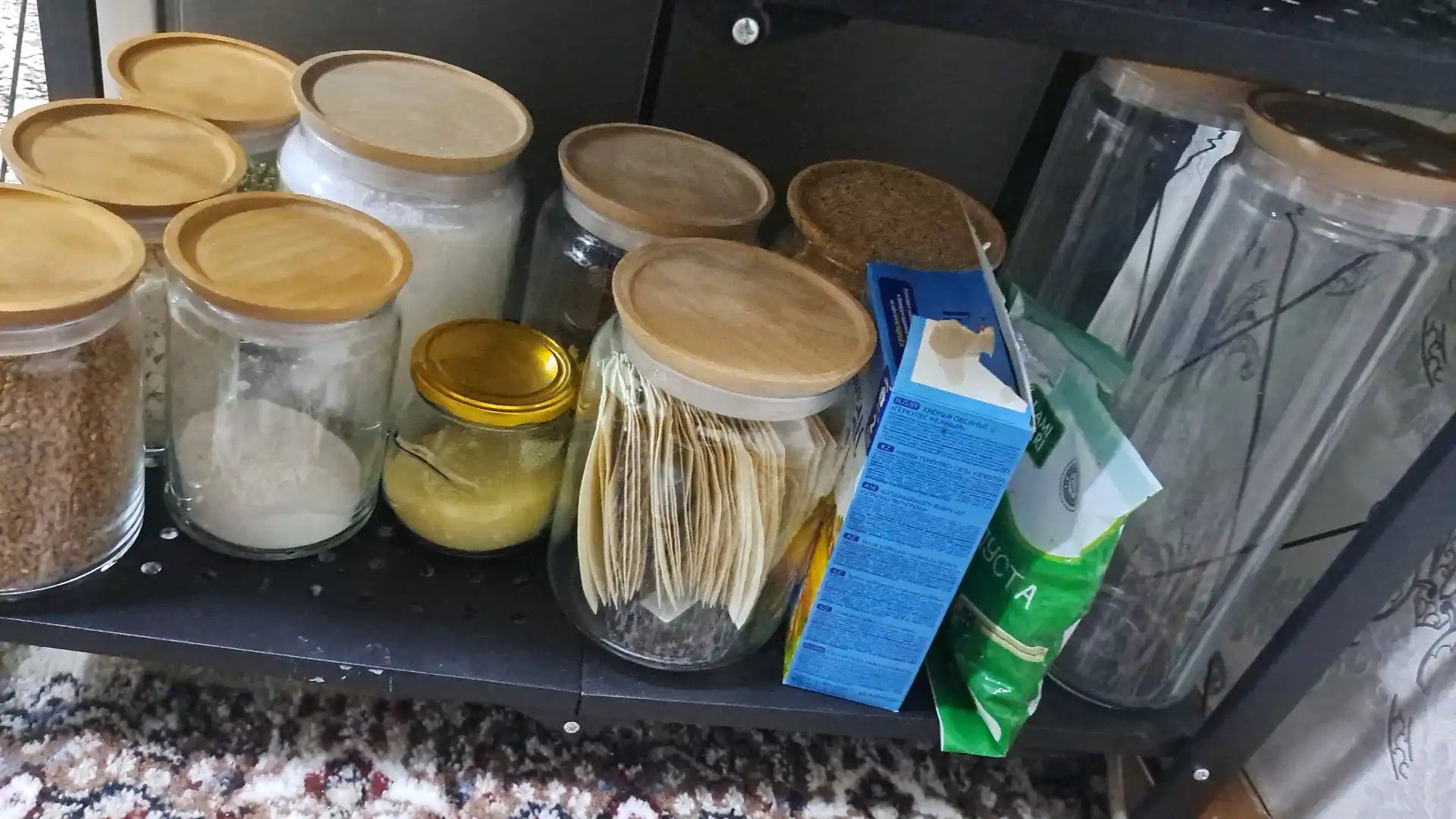 Стеклянная банка для сыпучих продуктов с деревянной крышкой Luminarc, 6 объемов на выбор