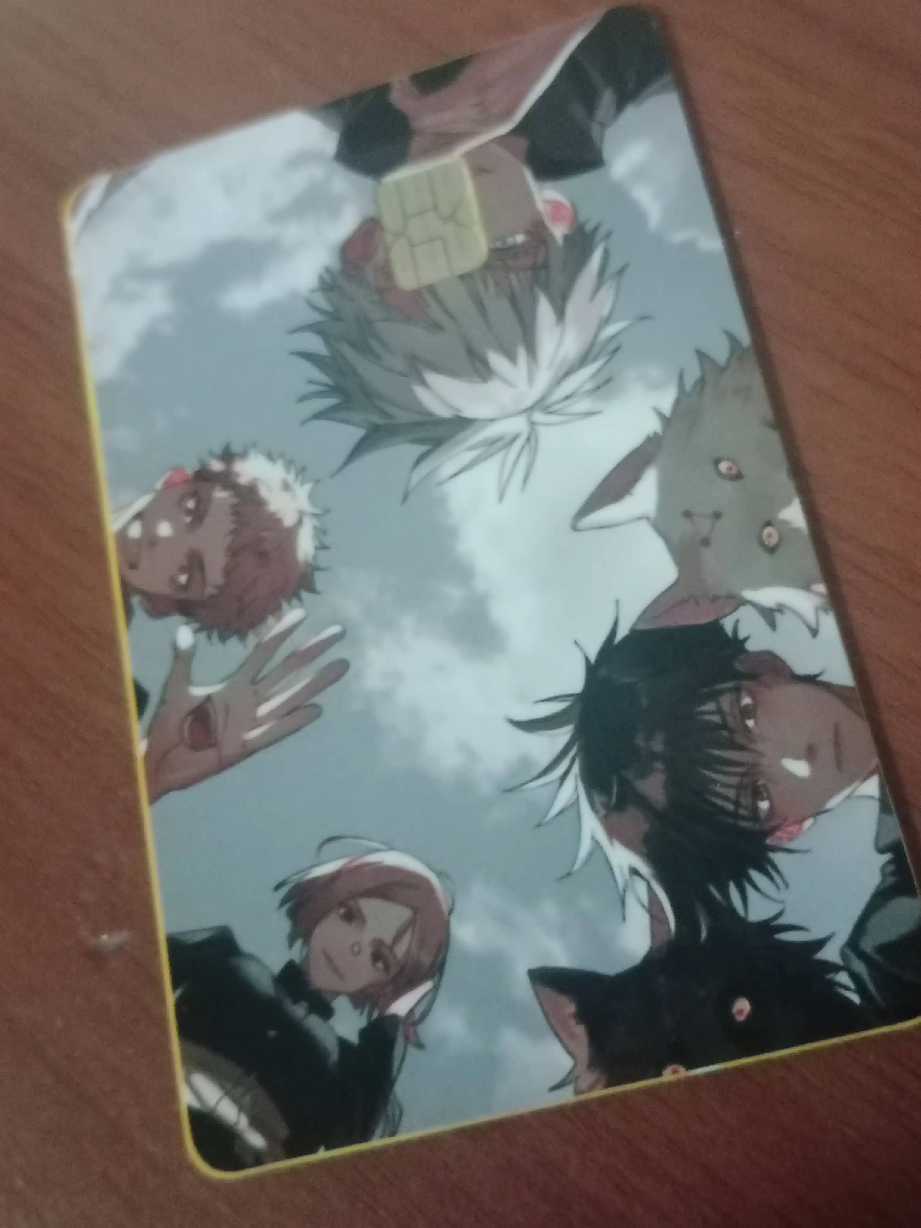 Bank kartasi va chipta stikerlari, Anime