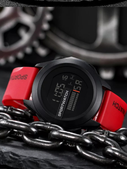 Спортивные электронные часы для спорта Sport Watch — WATCH02-6ГРКН62-АЛЫЙ