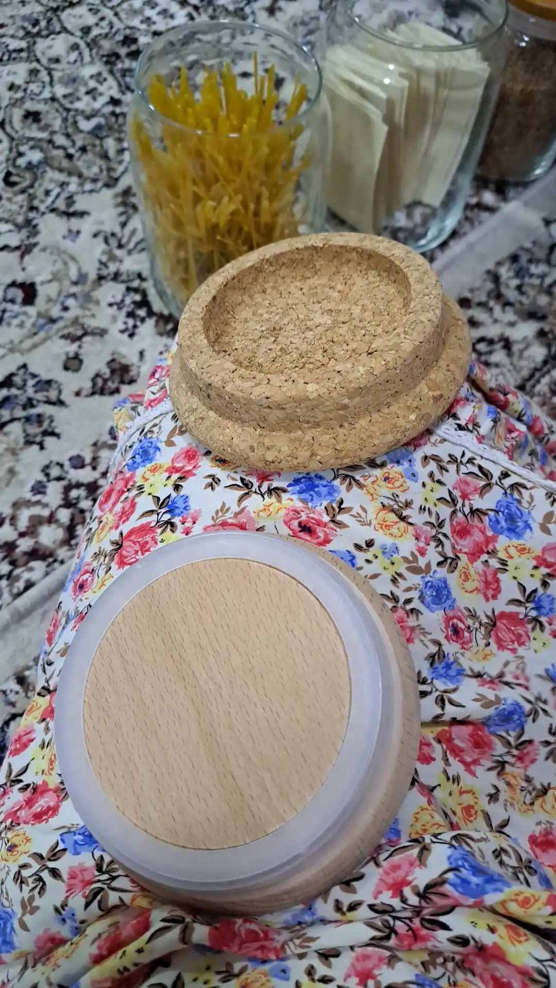 Стеклянная банка для сыпучих продуктов с деревянной крышкой Luminarc, 6 объемов на выбор