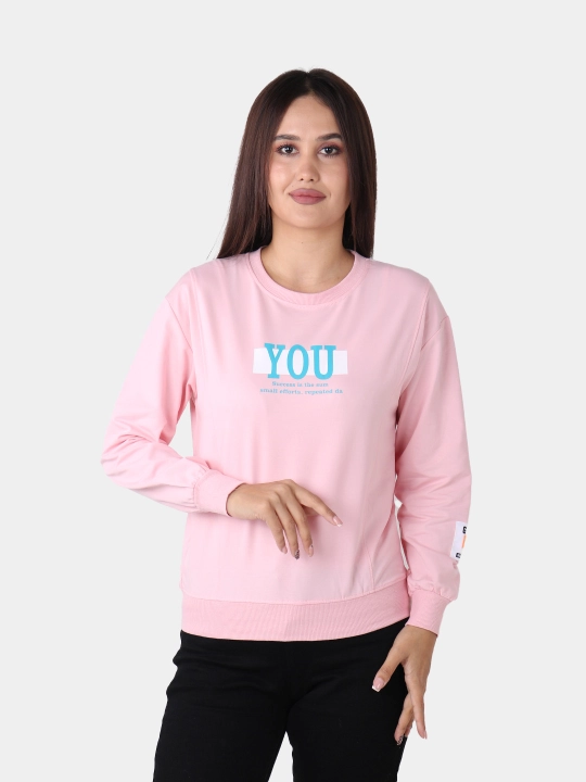 Ayollar paxtali svitshot – iliq, yumshoq, universal L-XL