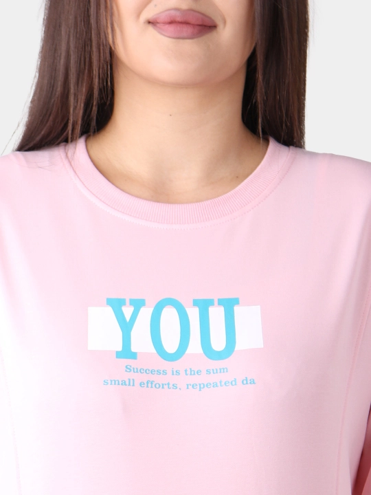 Ayollar paxtali svitshot – iliq, yumshoq, universal L-XL