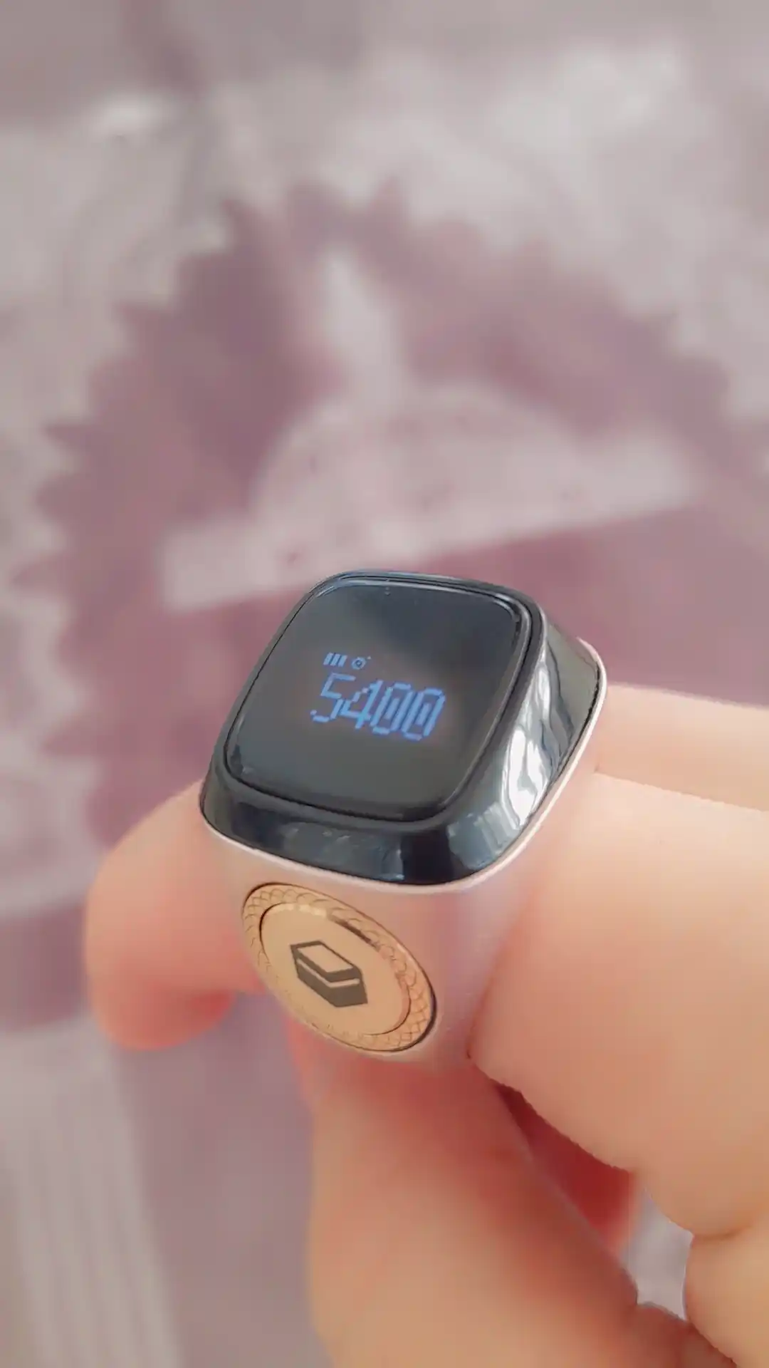 Elektr tasbeh Zikr Ring Metall UMEOX iQIBLA, zikr va istig'for uchun