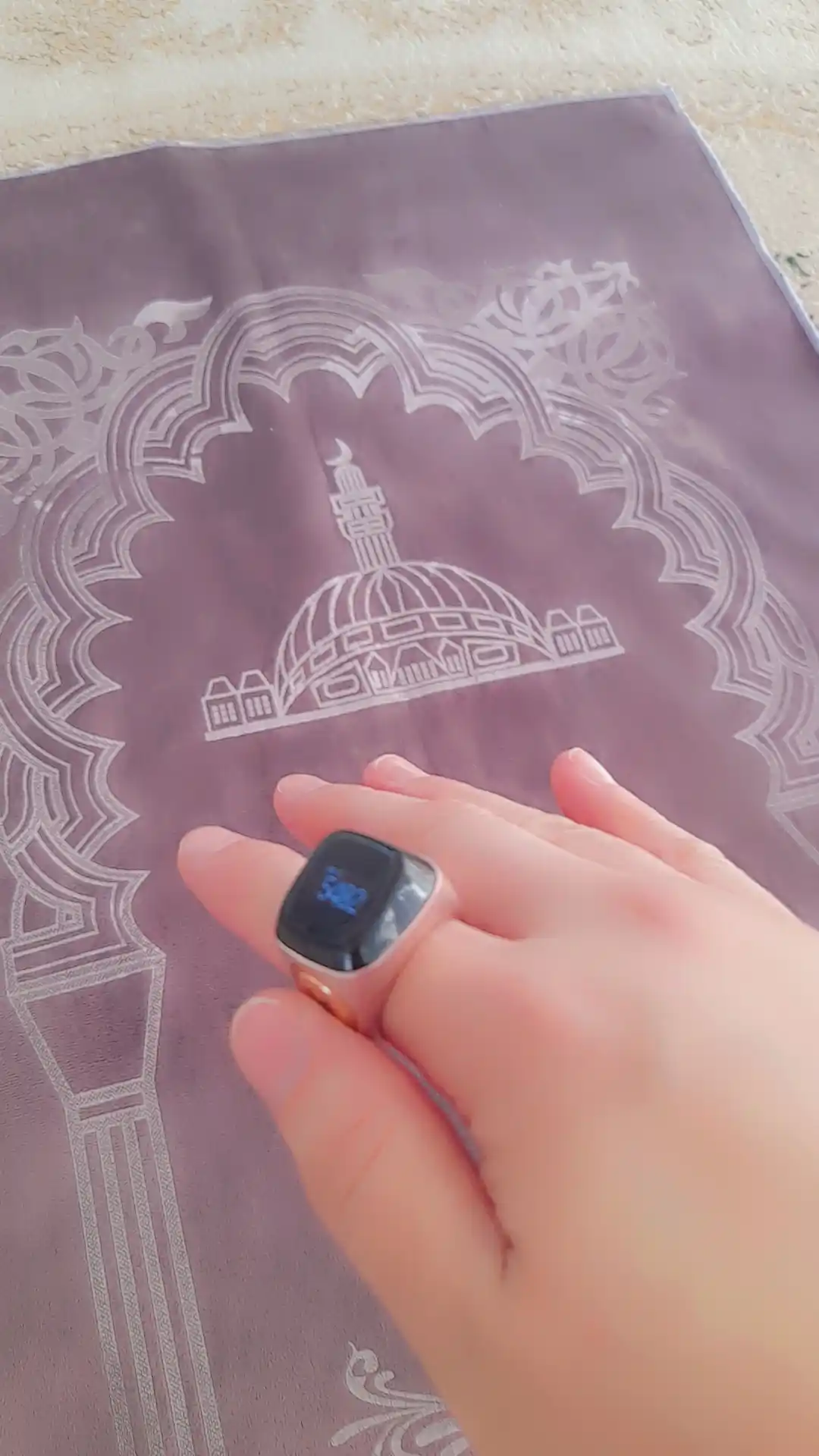 Elektr tasbeh Zikr Ring Metall UMEOX iQIBLA, zikr va istig'for uchun