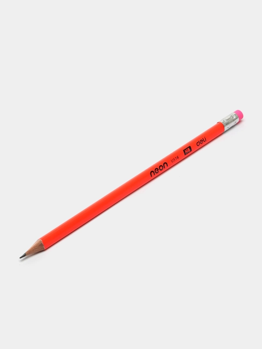 Карандаш HB с ластиком Neon 51600 Deli 5 штук