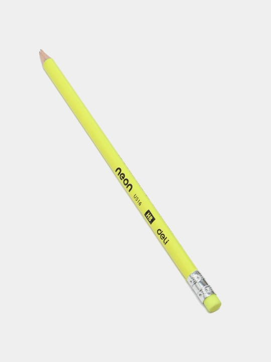 Карандаш HB с ластиком Neon 51600 Deli 5 штук