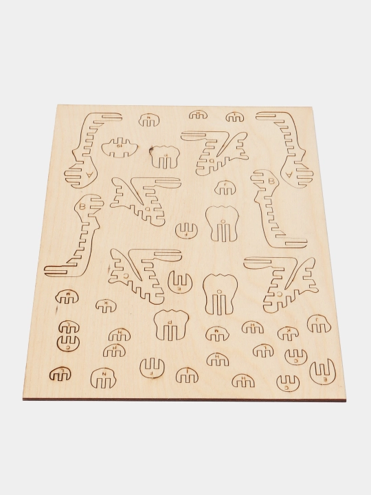 Yog'ochli konstruktor, o'yinchoq Eco Toys Wonder Wood
