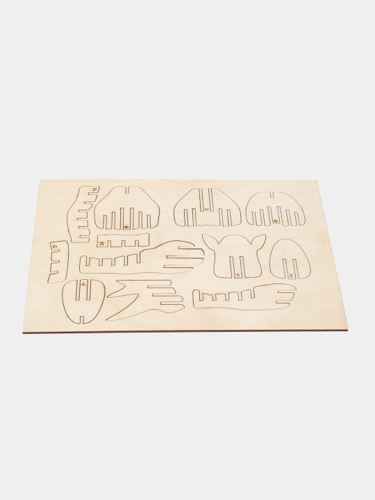 Деревянный конструктор, игрушка Eco Toys Wonder Wood