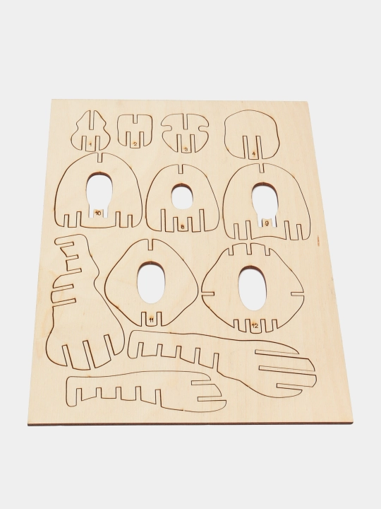 Деревянный конструктор, игрушка Eco Toys Wonder Wood