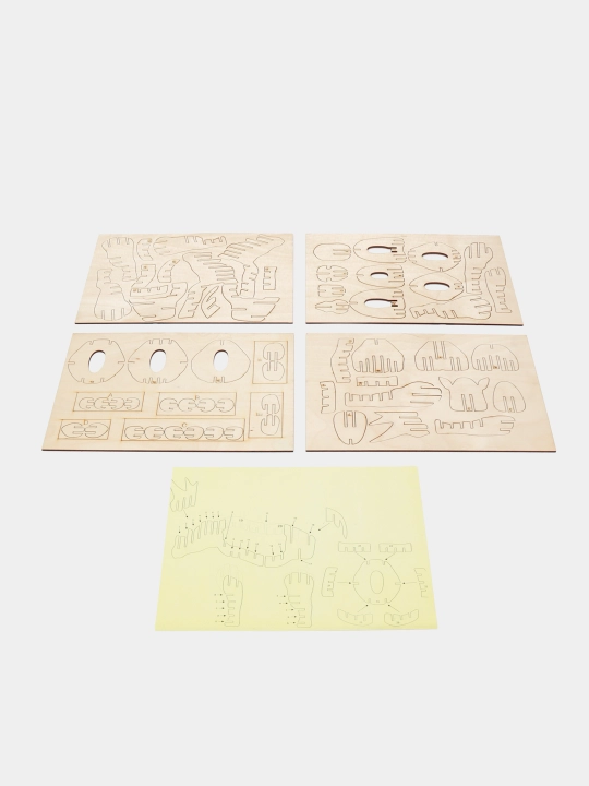Деревянный конструктор, игрушка Eco Toys Wonder Wood