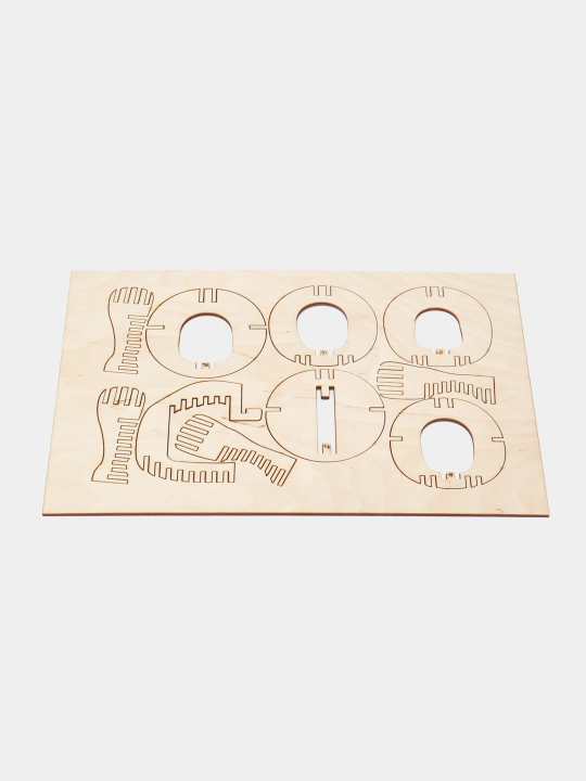 Деревянный конструктор, игрушка Eco Toys Wonder Wood