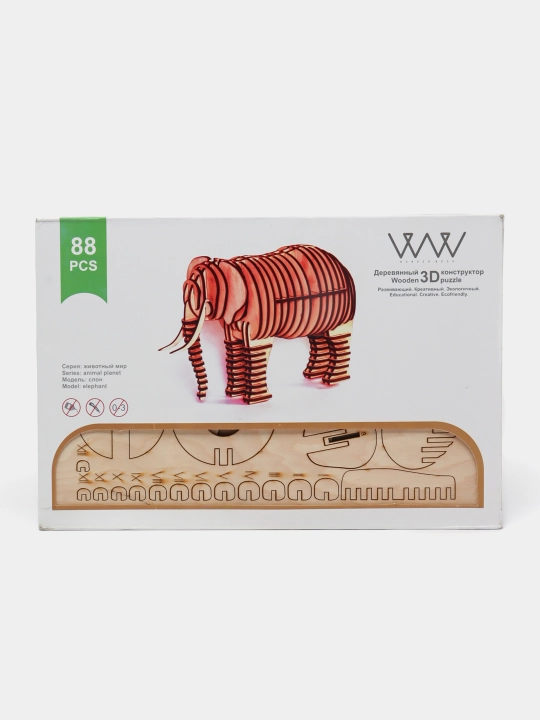 Деревянный конструктор, игрушка Eco Toys Wonder Wood