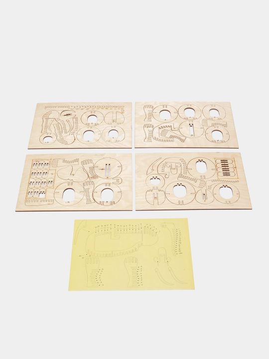 Деревянный конструктор, игрушка Eco Toys Wonder Wood