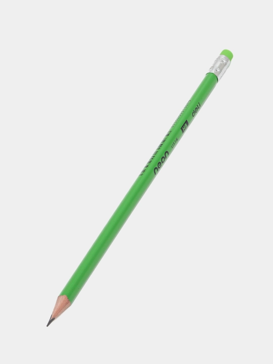 Карандаш HB с ластиком Neon 51600 Deli 5 штук