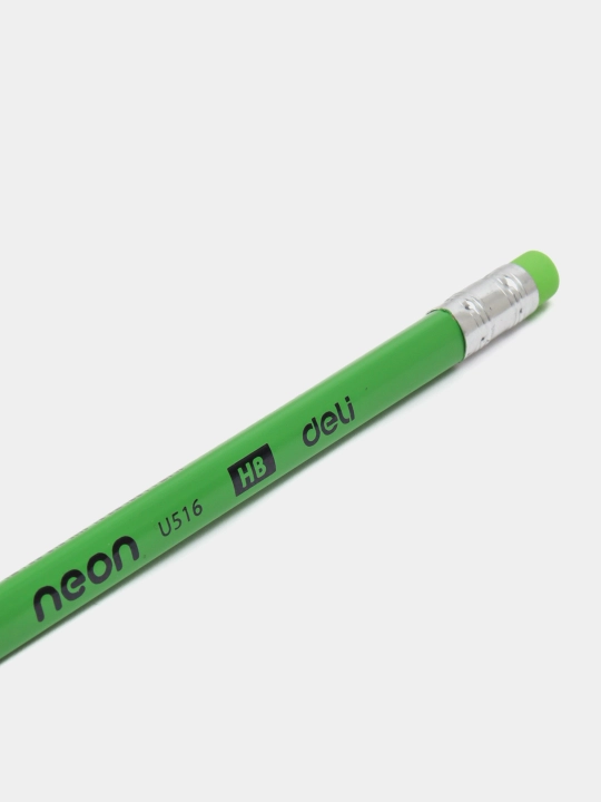 Карандаш HB с ластиком Neon 51600 Deli 5 штук