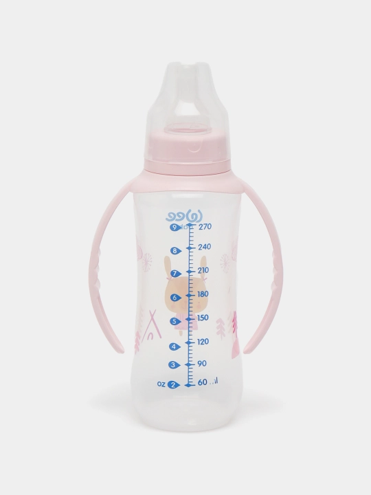 Бутылочка с ручками, 270 мл, соска № 2 Wee baby