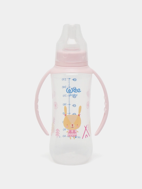Tutqichli shisha, 270 ml, so'rg'ich № 2 Wee baby - 