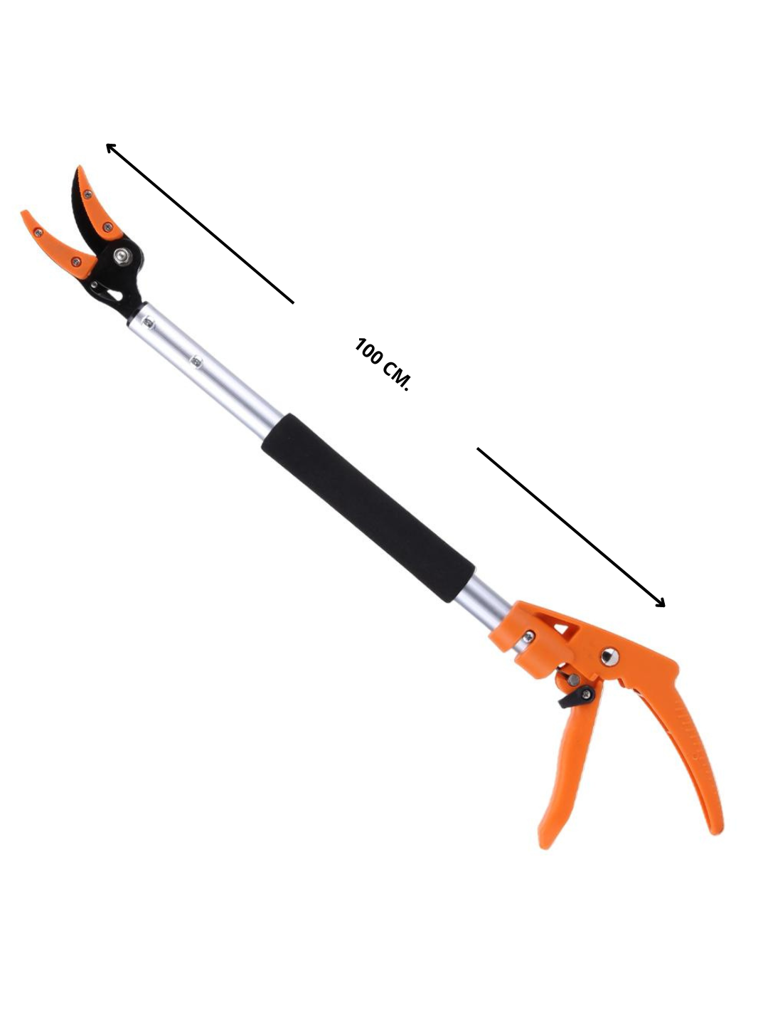 Секатор CutterPro с длинной ручкой — садовые ножницы для обрезки деревьев и кустарников