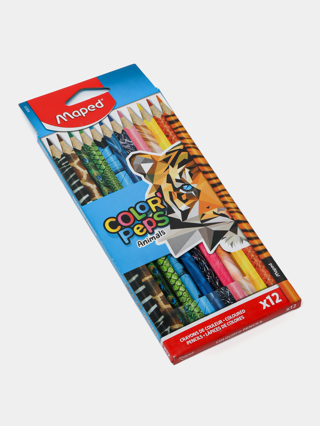 Rangli qalamlar Maped, 12 rang, Animals 832212
