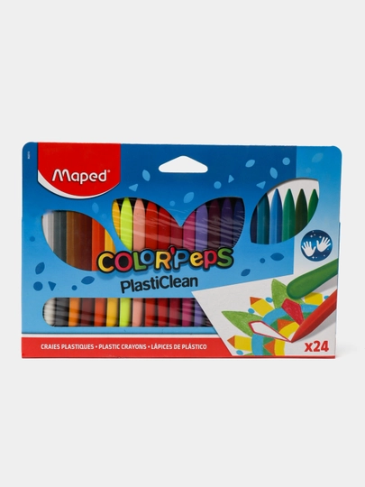Карандаши масл.-пастель Maped (24цв.,Smart Plastic 862013) — GTRAD-P10A4B6-СИНИЙ