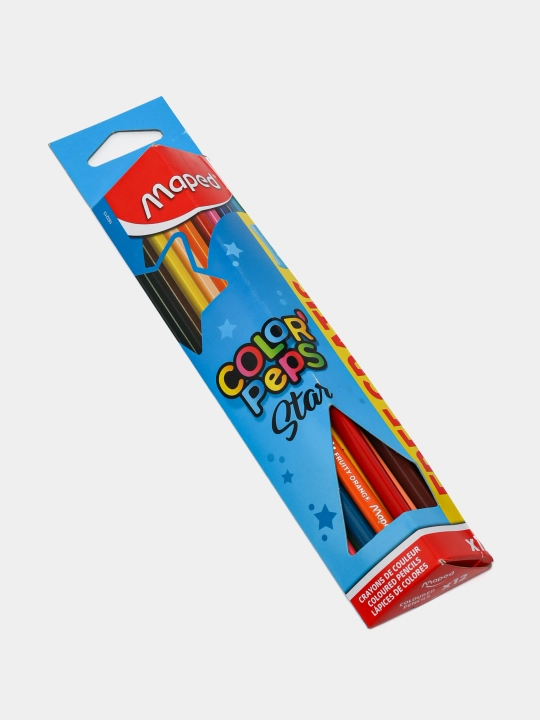 Rangli qalamlar Maped (12 rang+Vivo,Color’Peps) 183213
