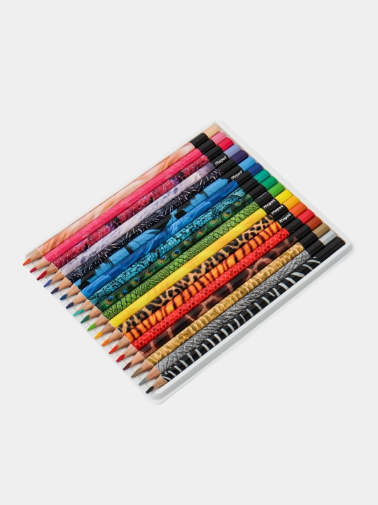 Rangli qalamlar.Maped Animals pencils 18 rangli 832218