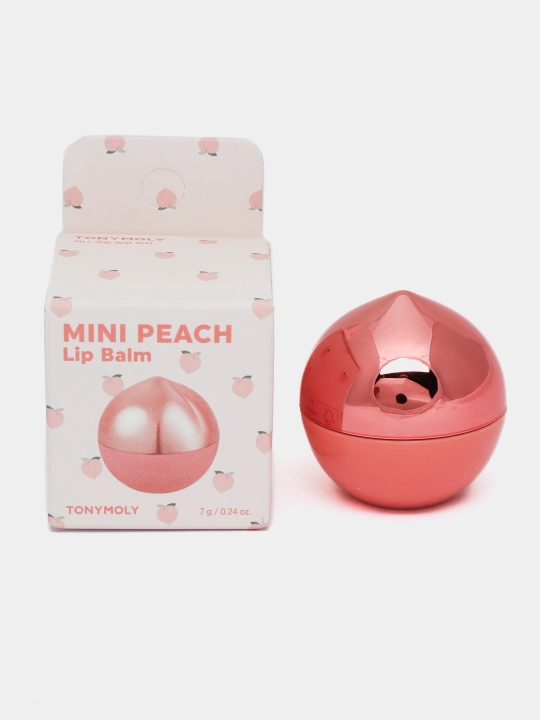 Бальзам для губ, Mini fruit lip balm peach, 7 г