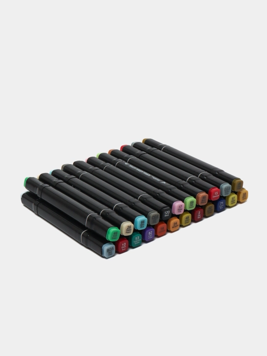 Rang-barang markerlar flomasterlar to'plami Touch, У007-CN-001sketching uchun flomasterlar