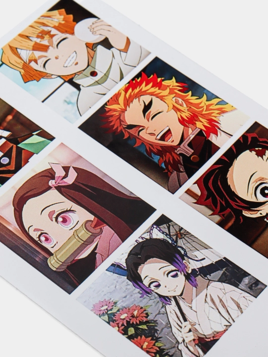 Наклейки Bleach, Jujutsu Kaisen, Naruto, Demon Slayer anime, 12 шт