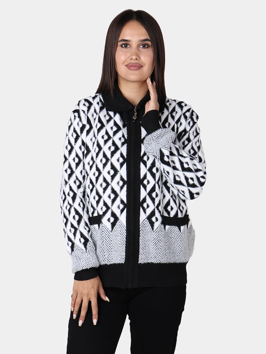 Ayollar jemperi - angora, issiq, yumshoq, universal o‘lcham L-XL
