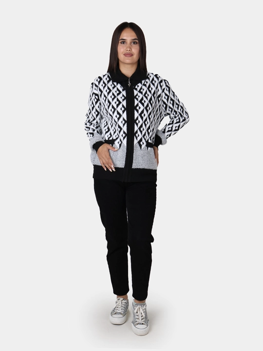 Ayollar jemperi - angora, issiq, yumshoq, universal o‘lcham L-XL