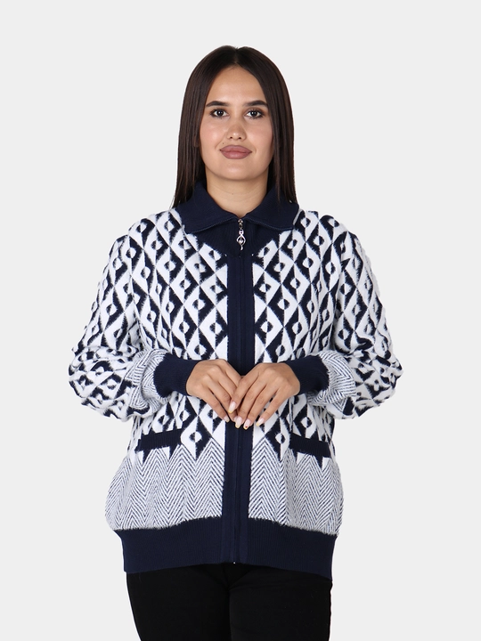 Ayollar jemperi - angora, issiq, yumshoq, universal o‘lcham L-XL