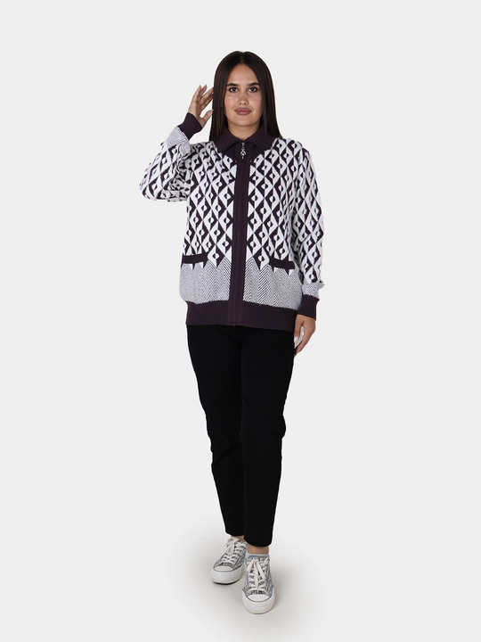 Ayollar jemperi - angora, issiq, yumshoq, universal o‘lcham L-XL