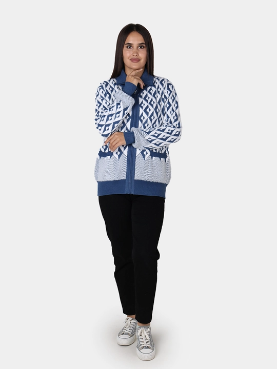 Ayollar jemperi - angora, issiq, yumshoq, universal o‘lcham L-XL