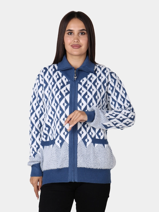 Ayollar jemperi - angora, issiq, yumshoq, universal o‘lcham L-XL