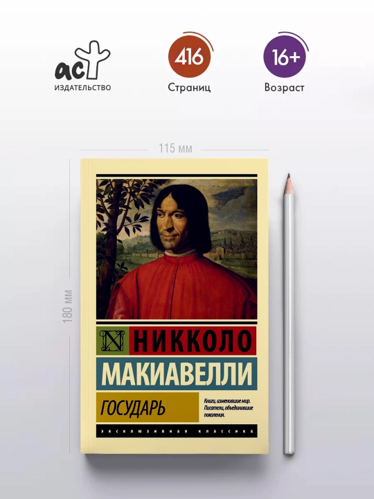 Gosudar'. O voyennom iskusstve.  Avtor: Nikkolo Makiavelli. Sbornik proizvedeniy