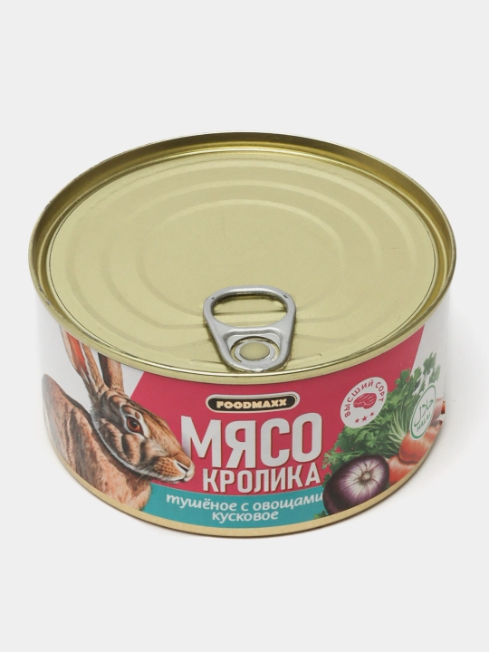 Кролик тушеный с овощами, 325 г