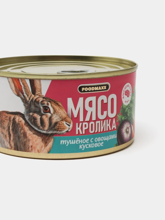 Кролик тушеный с овощами, 325 г