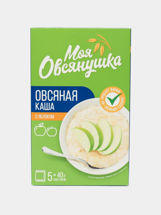 Suli bo'tqasi Увелка, olma bilan, 5 * 40 g