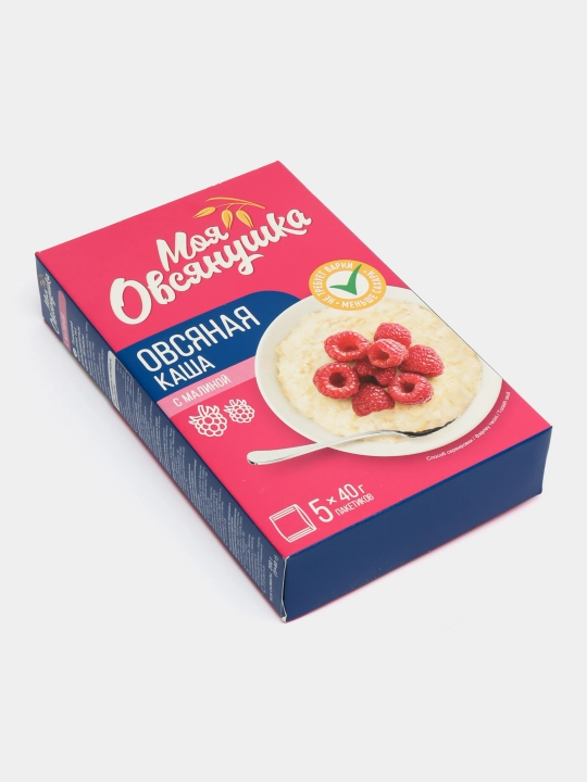 Suli bo'tqasi Увелка, malina bilan, 5 * 40 g